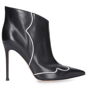 Gianvito Rossi Ankle Boots Black G05936 size 37 great condition luxury boots